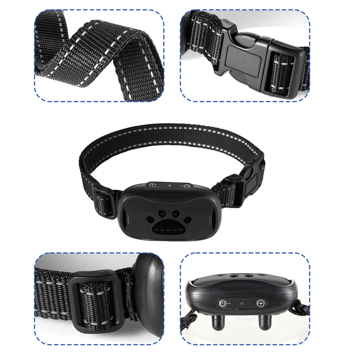 USB Electric Ultrasonic Anti-Bark Dog Training Collar