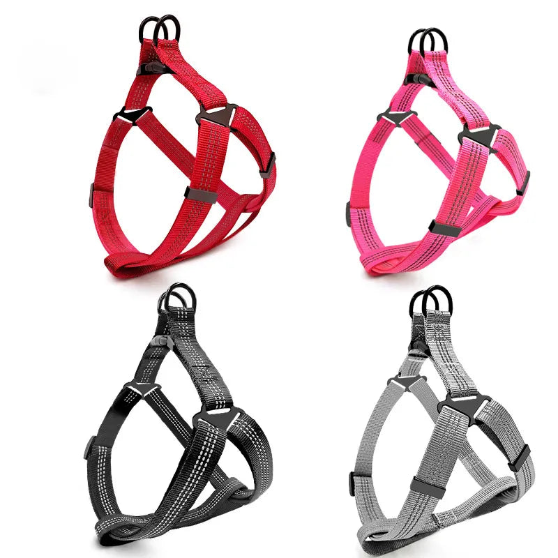 Reflective Breathable Adjustable Y Harness for Dogs - Ideal for All Sizes