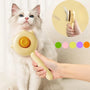 Self-Cleaning Slicker Brush for Dogs and Cats - Removes Undercoat Tangled Hair, Massages for Circulation
