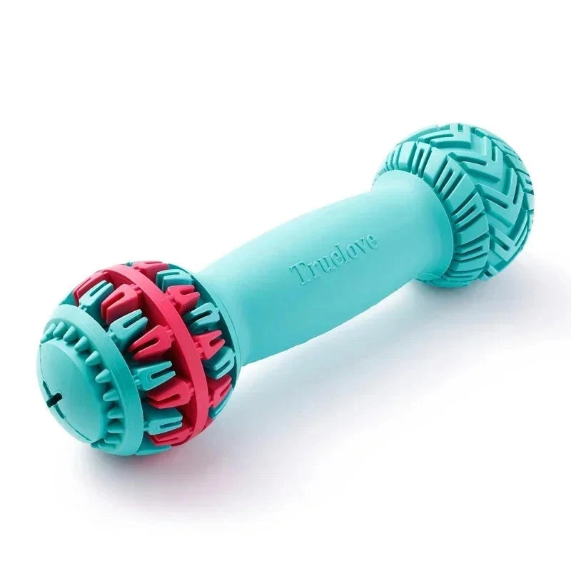 Super Durable Leak-Proof Dumbbell Treat Dispenser: Enhance Your Pet's Playtime! - Happy Tail Center