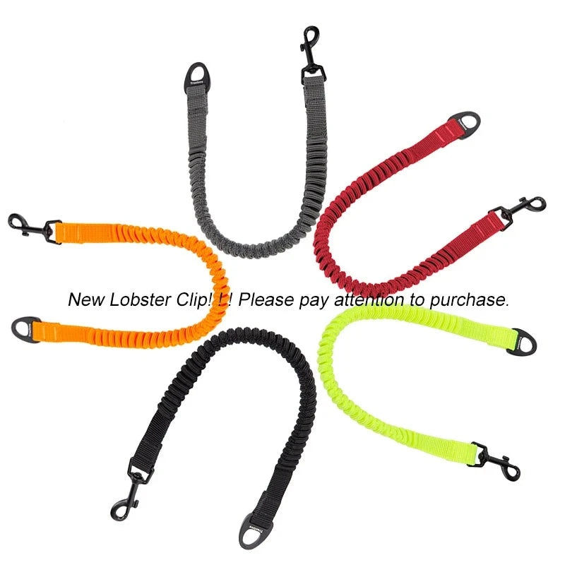 Short Bungee Dog Leash - Retractable Nylon Rope for Training and Walking