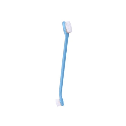 Efficient Double-Head Toothbrush for Dogs and Cats - Multi-Angle Cleaning - View 14 - Happy Tail Center