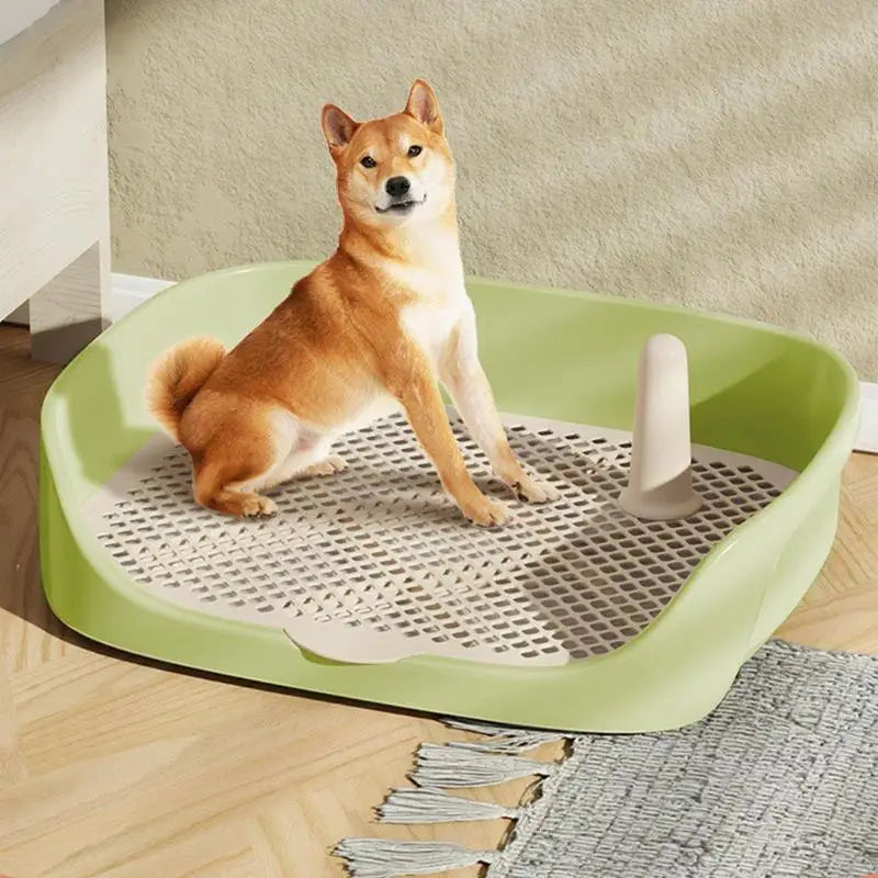 Portable Training Toilet for Small Dogs & Cats | Indoor Puppy Pad Holder Tray