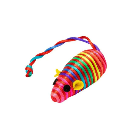 Funny Plush Cat Toy - Interactive Mouse for Kitten Play and Training - Happy Tail Center (View 3)