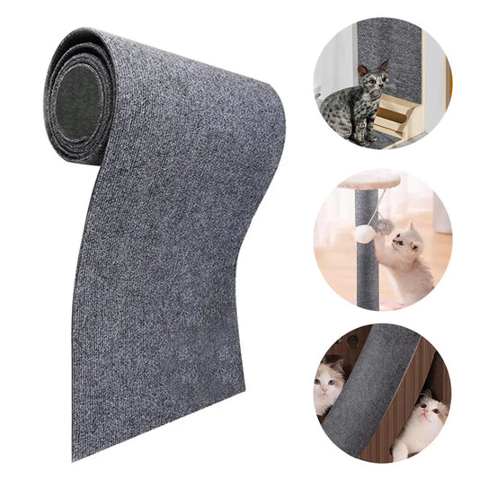 Cat Scratching Board & Sofa Protector - Self-Adhesive Carpet Pad