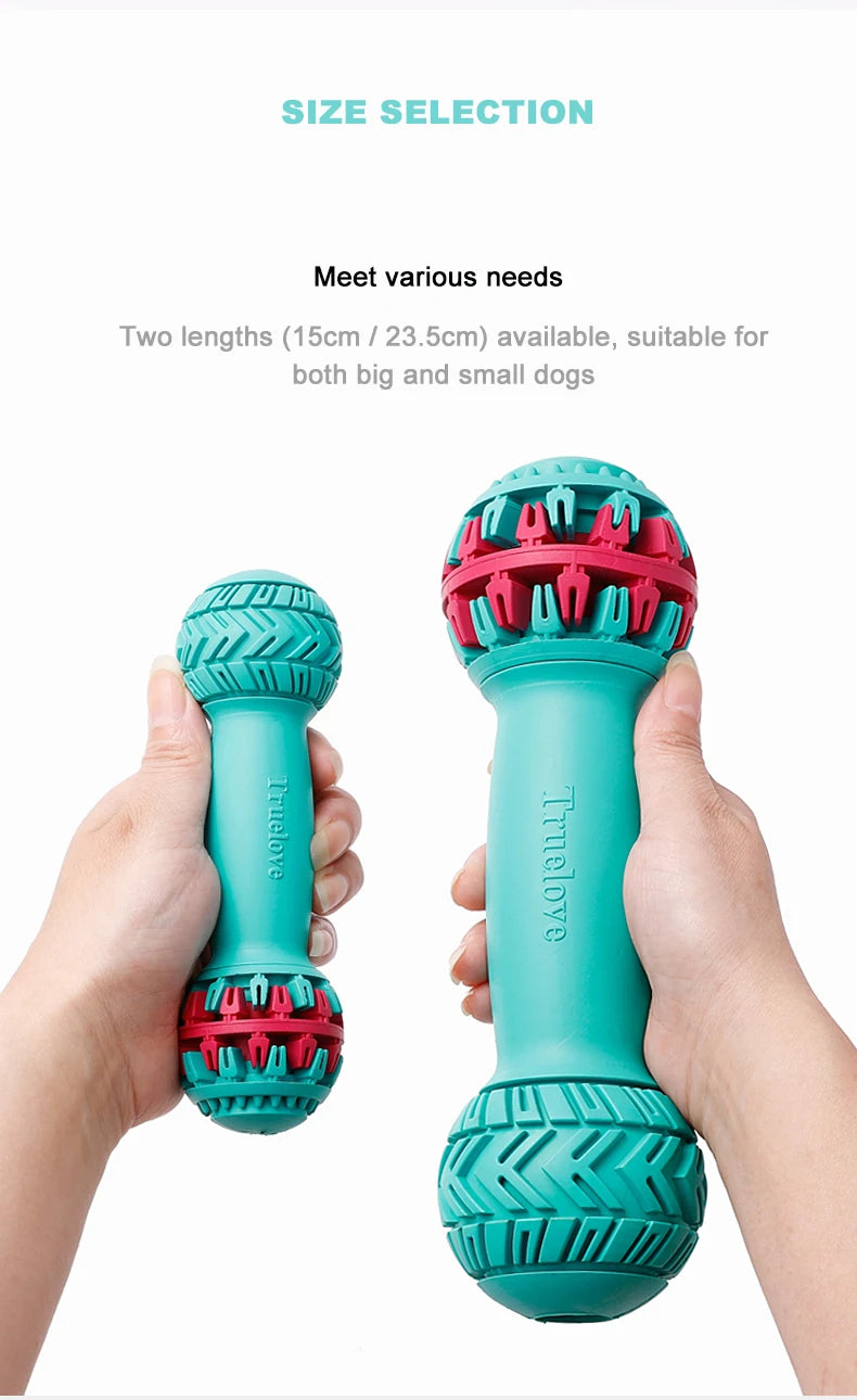 Super Durable Leak-Proof Dumbbell Treat Dispenser: Enhance Your Pet's Playtime! - Happy Tail Center