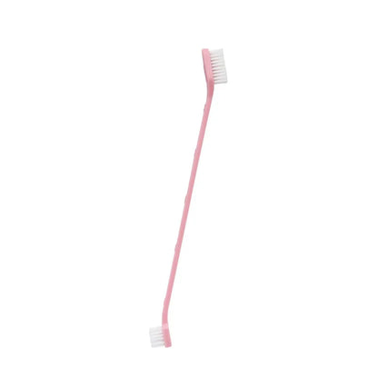 Efficient Double-Head Toothbrush for Dogs and Cats - Multi-Angle Cleaning - View 8 - Happy Tail Center