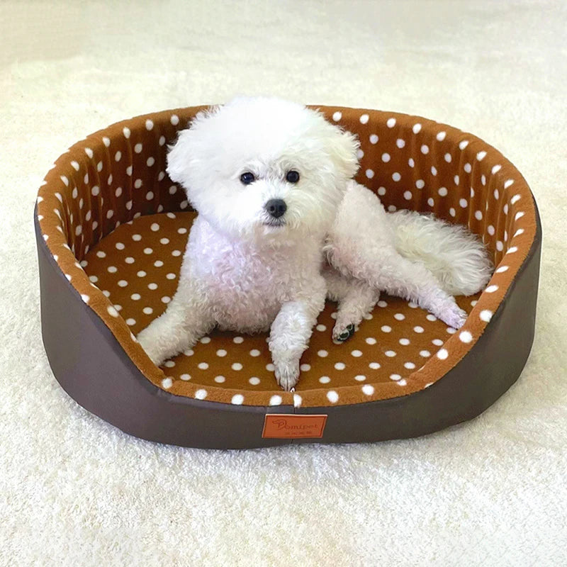 Soft Dog Bed Mat Sofa Kennel | Breathable Blanket Cushion for Small-Medium Dogs