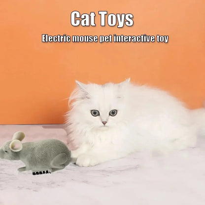 Electric Mouse Toy for Cats - Battery Operated Interactive Escape Robot - Happy Tail Center (View 3)