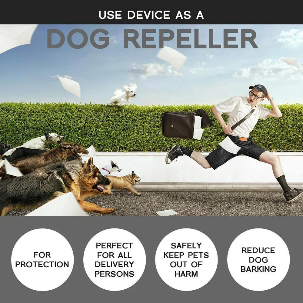 Ultrasonic Anti-Bark Dog Repeller & Trainer with LED Light