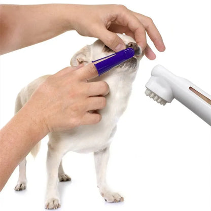 Pet Toothbrush and Toothpaste Kit - Dog & Cat Oral Cleaner for Dental Care - View 6 - Happy Tail Center