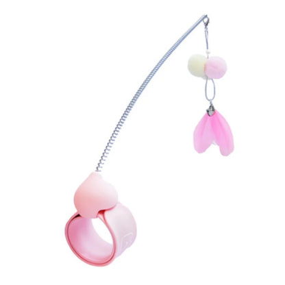 Simulation Bird Interactive Cat Toy - Funny Feather Bird with Bell, Teaser Wand Toy for Kitten Playing - Cat Supplies - Happy Tail Center