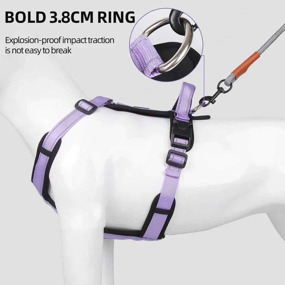 New Reflective Pet Dog Harness – Comfort and Safety for Your Furry Friend! - Happy Tail Center