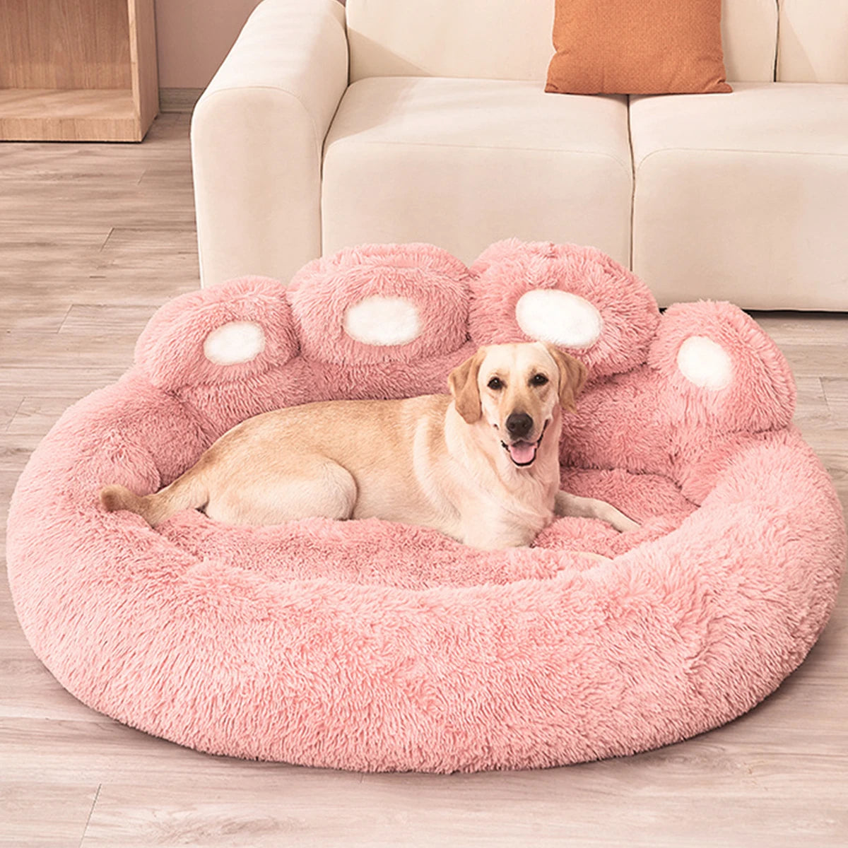 Washable Plush Warm Pet Dog Sofa Bed for Small & Large Dogs - Cozy Kennel Mat - Happy Tail Center