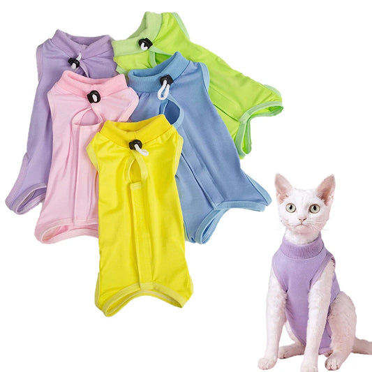 Soft Cat and Puppy Weaning Suit - Anti-Licking Recovery Clothes