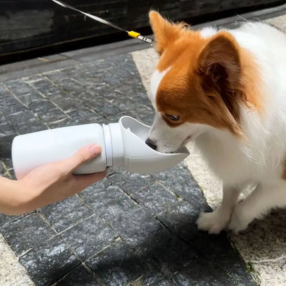 Folding Pet Outdoor Walking Mug - Portable Water Bottle for Pets on the Go - Happy Tail Center (View 3)