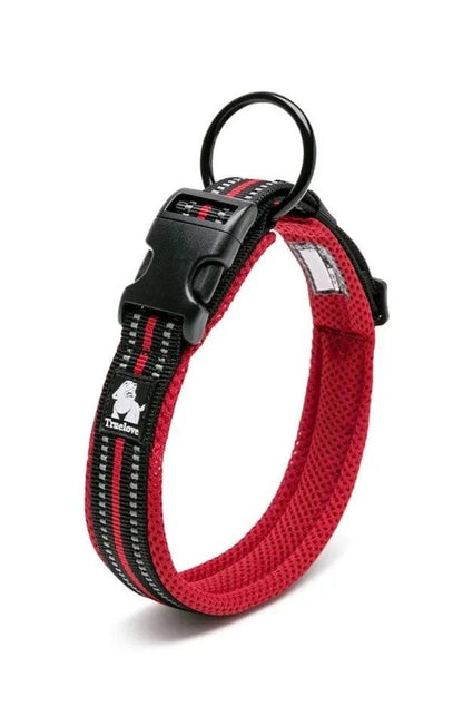 Custom Luxury Pet Dog Collar: Adjustable & Reflective - View 5 - Happy Tail Center