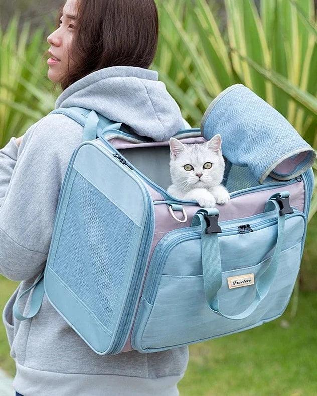 Travel in Style and Comfort Pet Bag Carrier – Your Pet's Perfect Travel Companion! - Happy Tail Center