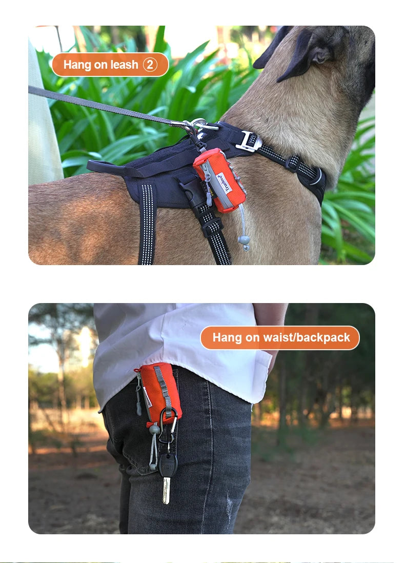 Compact Pet Dog Waste Bag Dispenser | Convenient Solution for Clean Walks - Happy Tail Center