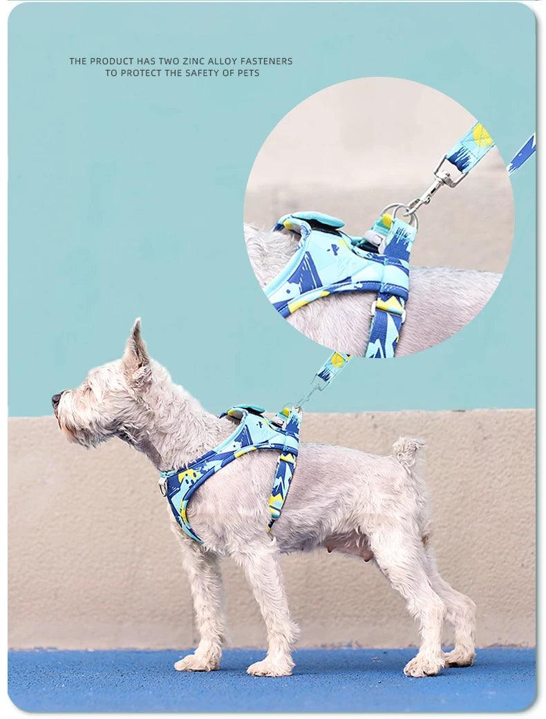 Dog & Cat Harness Adjustable Vest | Walk Your Pet in Comfort and Style - Happy Tail Center