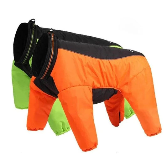 Reversible Waterproof Reflective Dog Coat - Happy Tail Center