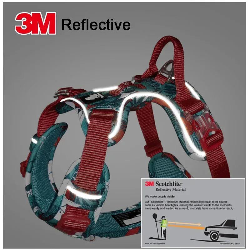 Pet Camouflage Reflective Nylon Dog Harness - Special Edition - Happy Tail Center