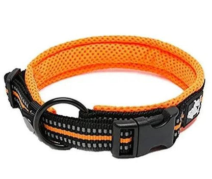 Custom Luxury Pet Dog Collar: Adjustable & Reflective - View 10 - Happy Tail Center