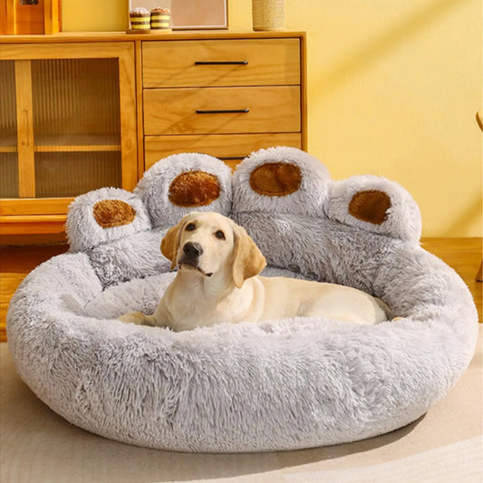 Washable Plush Warm Pet Dog Sofa Bed for Small & Large Dogs - Cozy Kennel Mat - Happy Tail Center