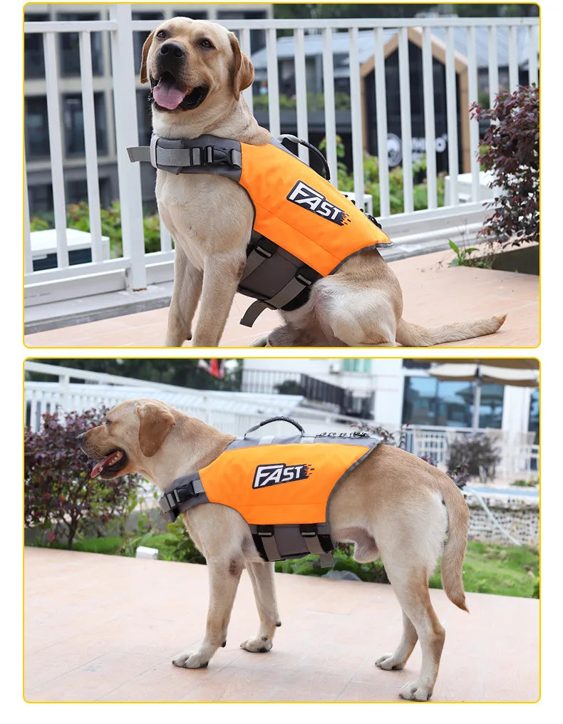 Adjustable Reflective Pet Life Jacket | Safety Vest for Dogs - Happy Tail Center