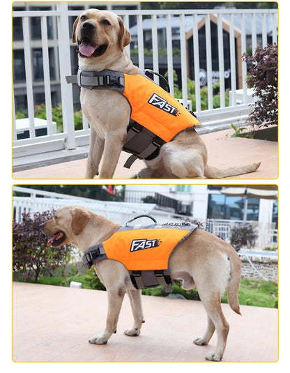 Adjustable Reflective Pet Life Jacket | Safety Vest for Dogs - Happy Tail Center