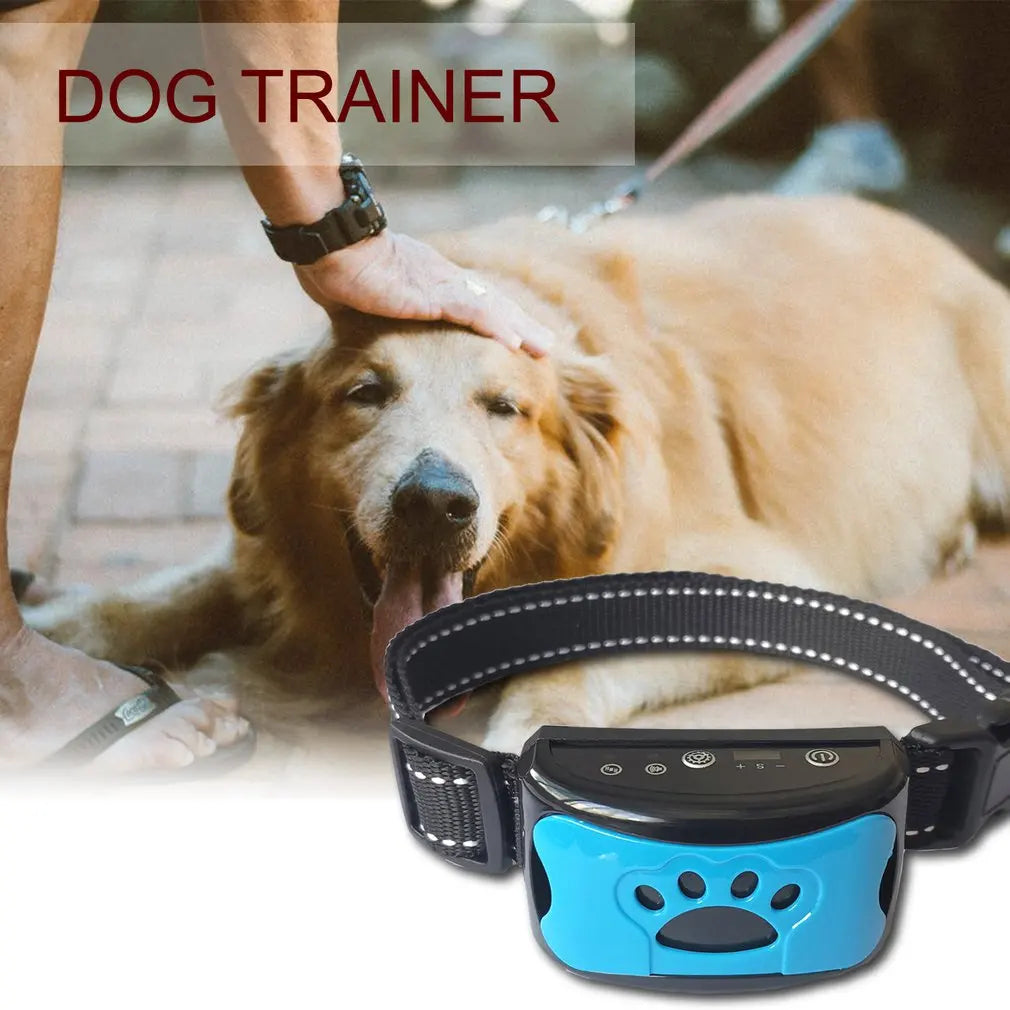 USB Rechargeable Electric Anti-Barking Dog Training Collar