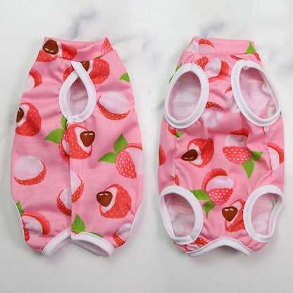 Weaning Sterilization Suit for Cats & Small Dogs - Recovery Jumpsuit - View 10 - Happy Tail Center