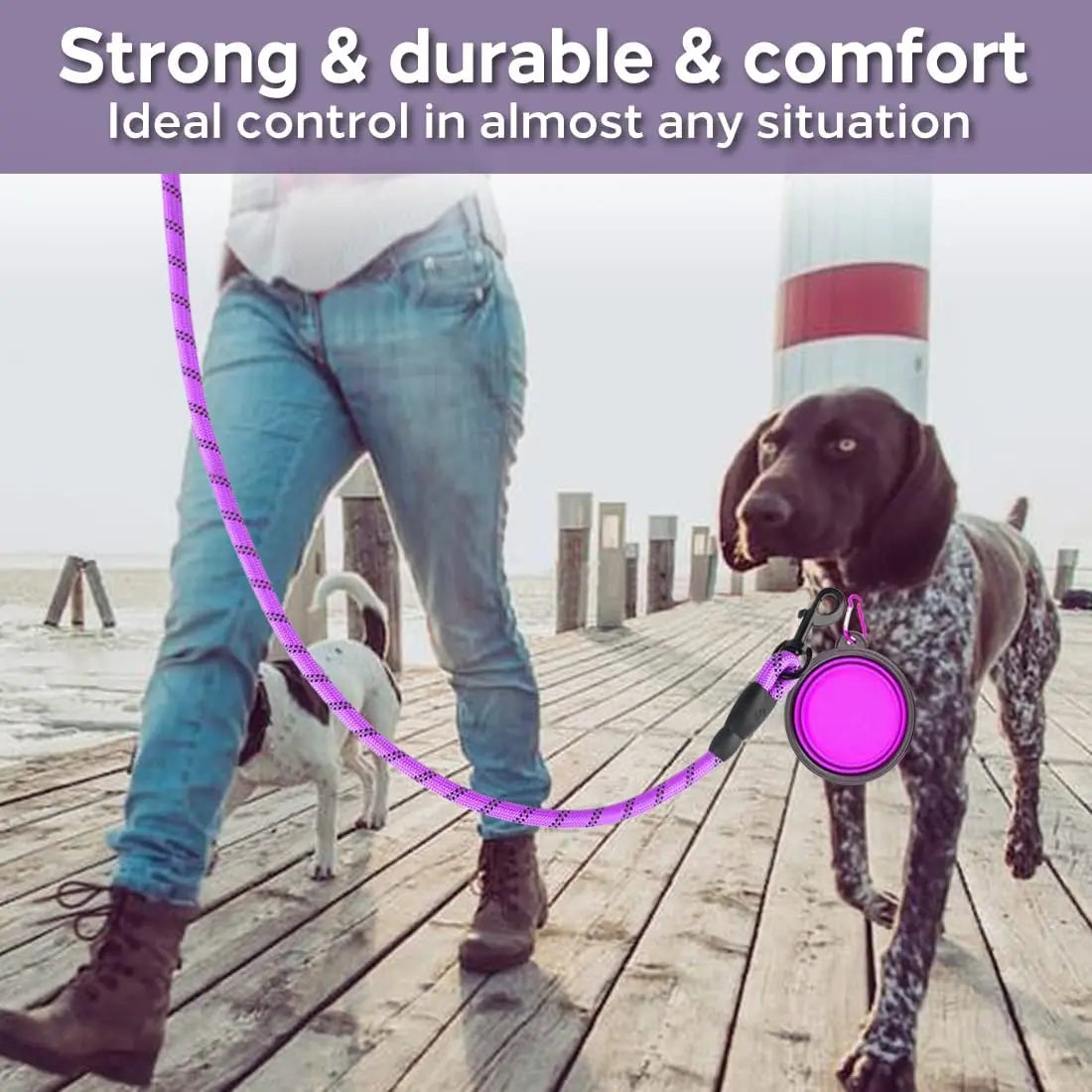 Reflective Nylon Harness for Small, Medium, and Large Dogs