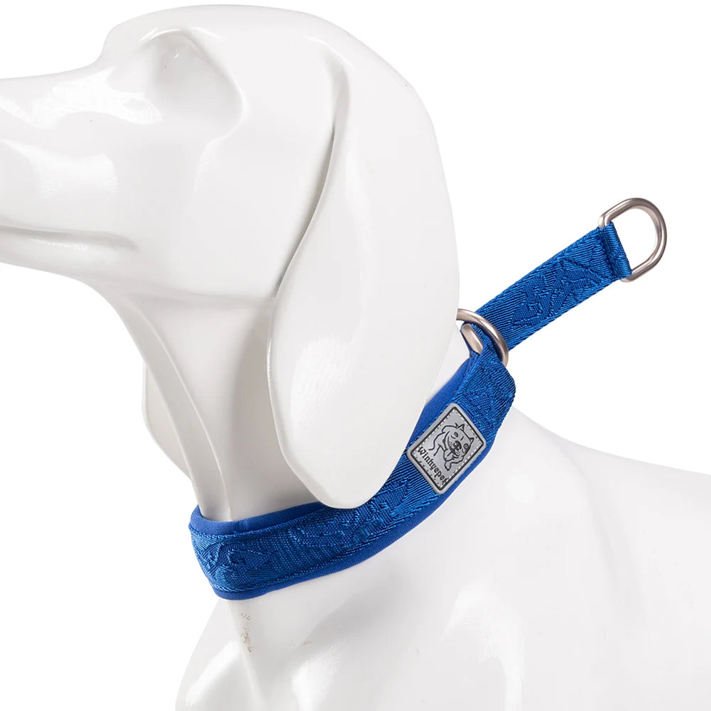 Nylon Webbing P-Chain Pet Collar – Ideal for Running and Training! - Happy Tail Center