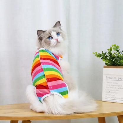 Weaning Sterilization Suit for Cats & Small Dogs - Recovery Jumpsuit - Happy Tail Center (View 5)