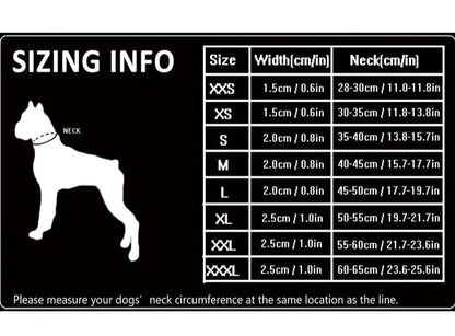 Custom Luxury Pet Dog Collar: Adjustable & Reflective - Happy Tail Center