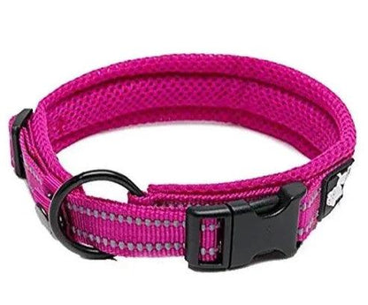 Custom Luxury Pet Dog Collar: Adjustable & Reflective - View 6 - Happy Tail Center