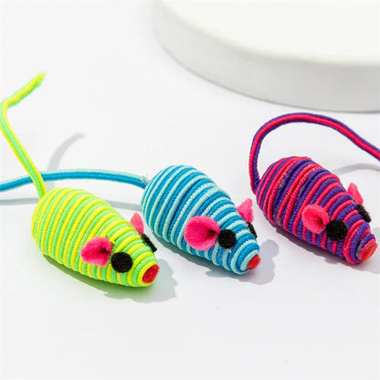 Funny Plush Cat Toy - Interactive Mouse for Kitten Play and Training - Happy Tail Center (View 5)