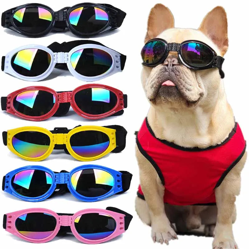 UV Protection Pet Dog Glasses - Foldable Fashion Sunglasses for Cats and Dogs