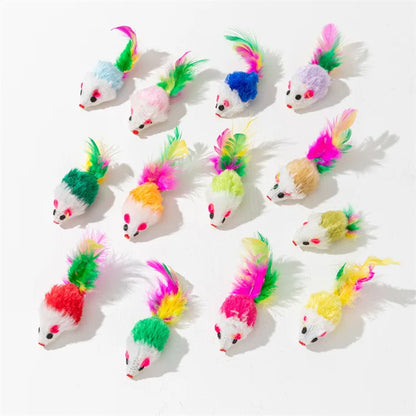 Funny Plush Cat Toy - Interactive Mouse for Kitten Play and Training - Happy Tail Center
