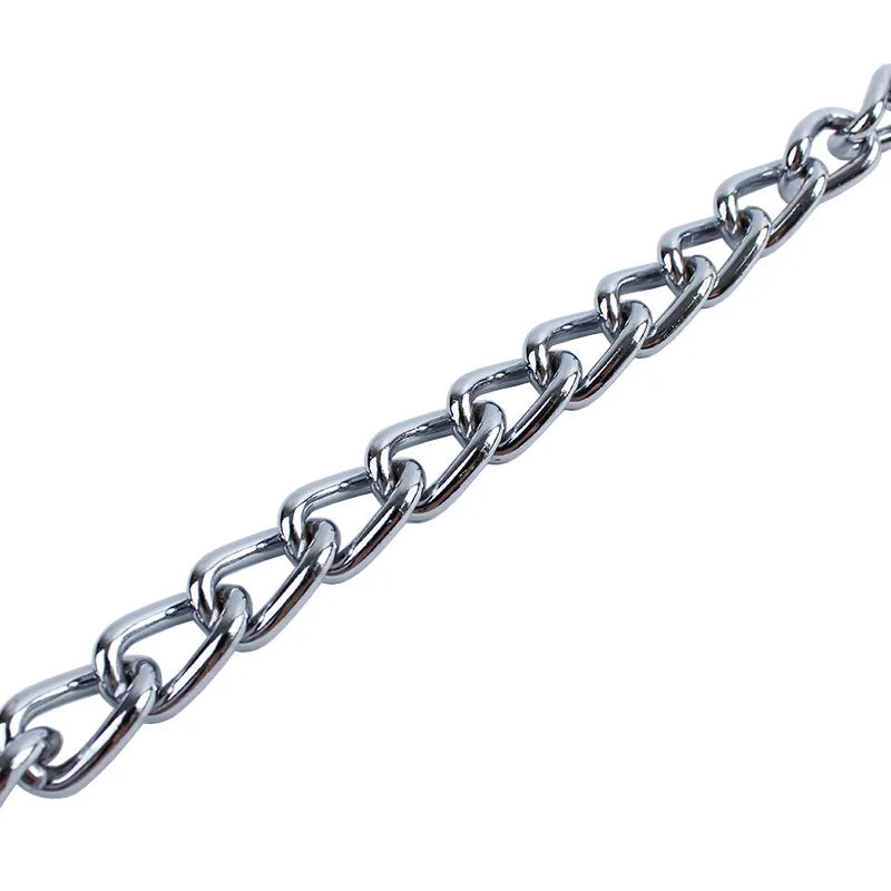 Stainless Steel Slip Chain Dog Collar - Adjustable Pet Accessory for Dogs of All Sizes