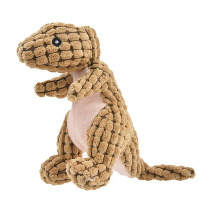 Interactive Plush Dinosaur Toy - Chew and Play Pet Supplies for Cats and Small Dogs - Happy Tail Center (View 2)