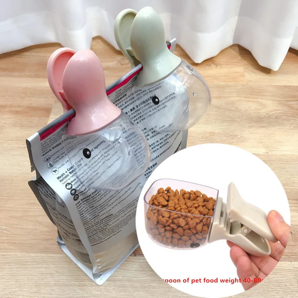 Multi-Function Pet Food Spoon and Bowl