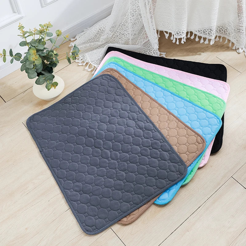 Reusable Absorbent Dog Pee Pad Blanket - Washable Puppy Training Pad & Pet Bed Urine Mat