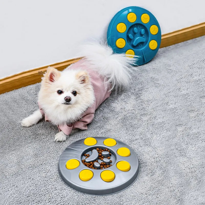 Interactive Slow Feeder Puzzle Bowl for Dogs and Cats