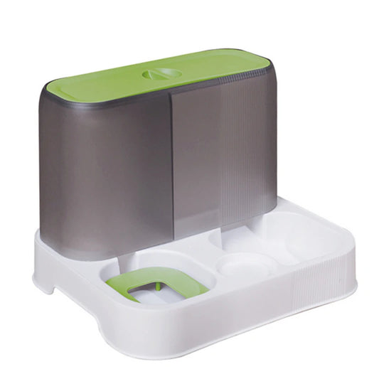 Automatic Pet Feeder Water Food Dispenser | Convenient Feeding and Hydration Solution - Happy Tail Center