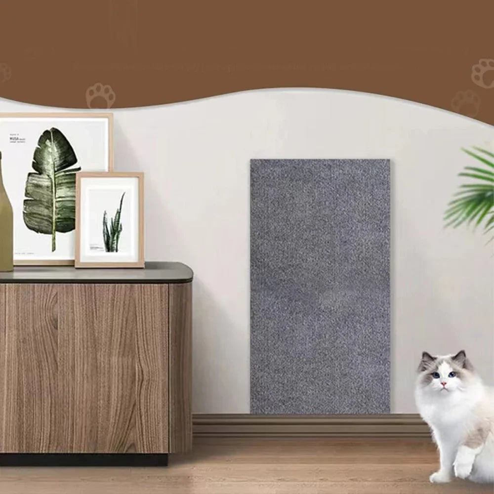 Cat Scratching Board & Sofa Protector - Self-Adhesive Carpet Pad