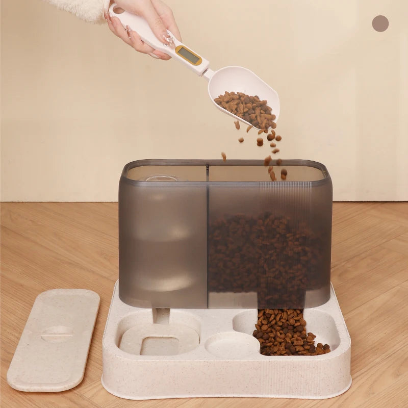 Automatic Pet Feeder Water Food Dispenser | Convenient Feeding and Hydration Solution - Happy Tail Center