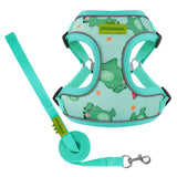 Reflective Pet Harness with Leash for Small to Medium Dogs