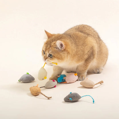 Funny Plush Cat Toy - Interactive Mouse for Kitten Play and Training - Happy Tail Center (View 2)